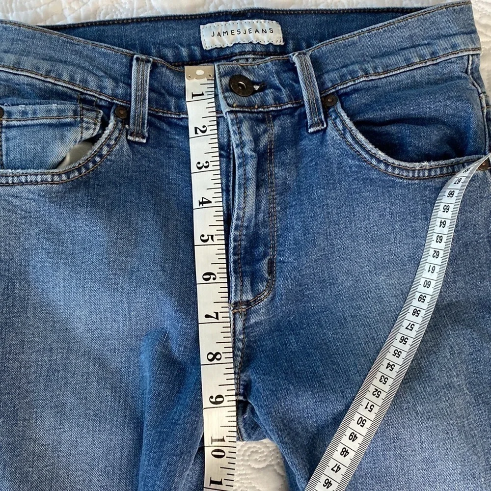James Jeans Twiggy Throwback skinny jeans raw hem size 26